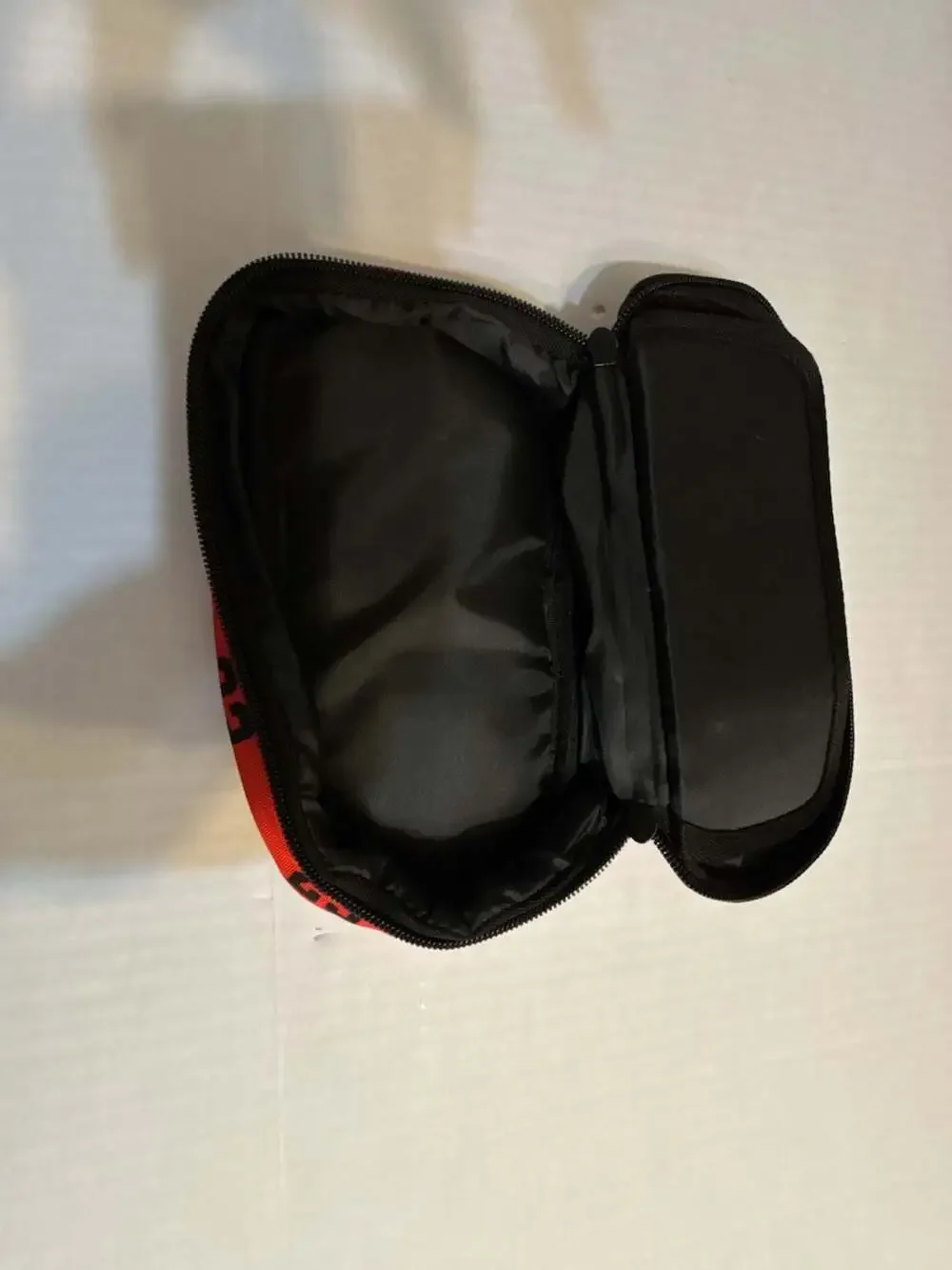 Jordan Air Zippered Pencil Case Pouch Red and Black
